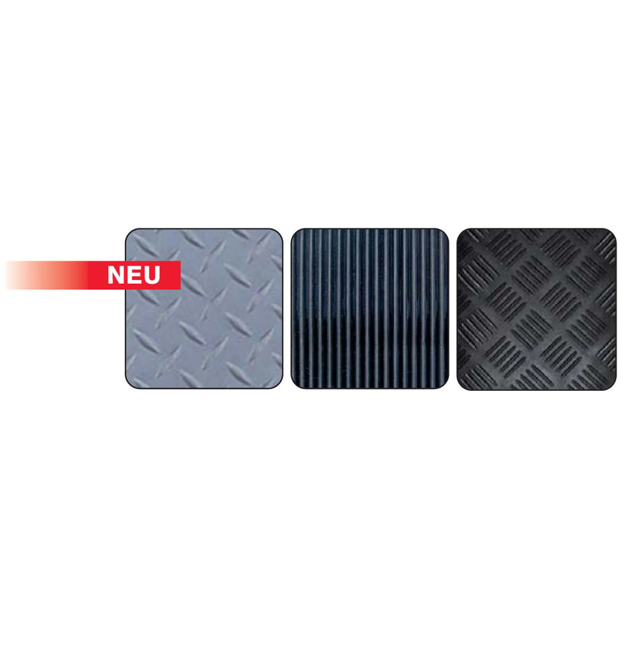 alca® Auto Fußmatte Universal zuschneidbar 2er Set Gummimatte  Fahrer-/Beifahrerseite : : Auto & Motorrad
